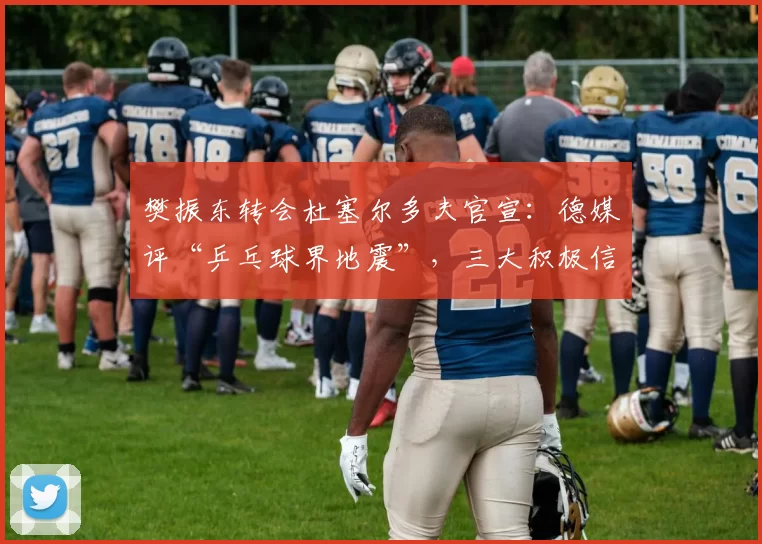 樊振东转会杜塞尔多夫官宣：德媒评“乒乓球界地震”，三大积极信号浮现